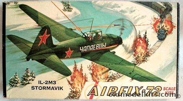 Airfix 1/72 IL-2M3 Stormavik, 12-49 plastic model kit